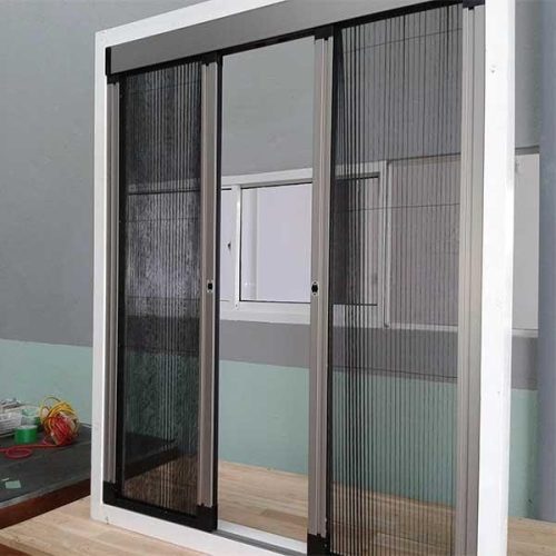 Cửa Lưới Chống Muỗi Dạng Lùa Đen Nhám