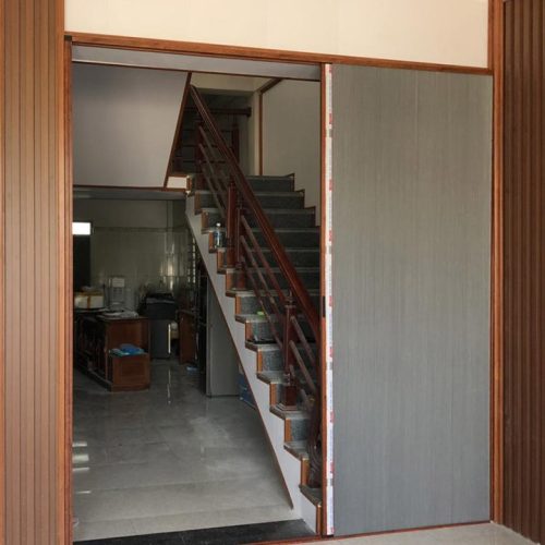 Vách Rèm Tổ Ong Ngăn Cầu Thang - Ảnh 2