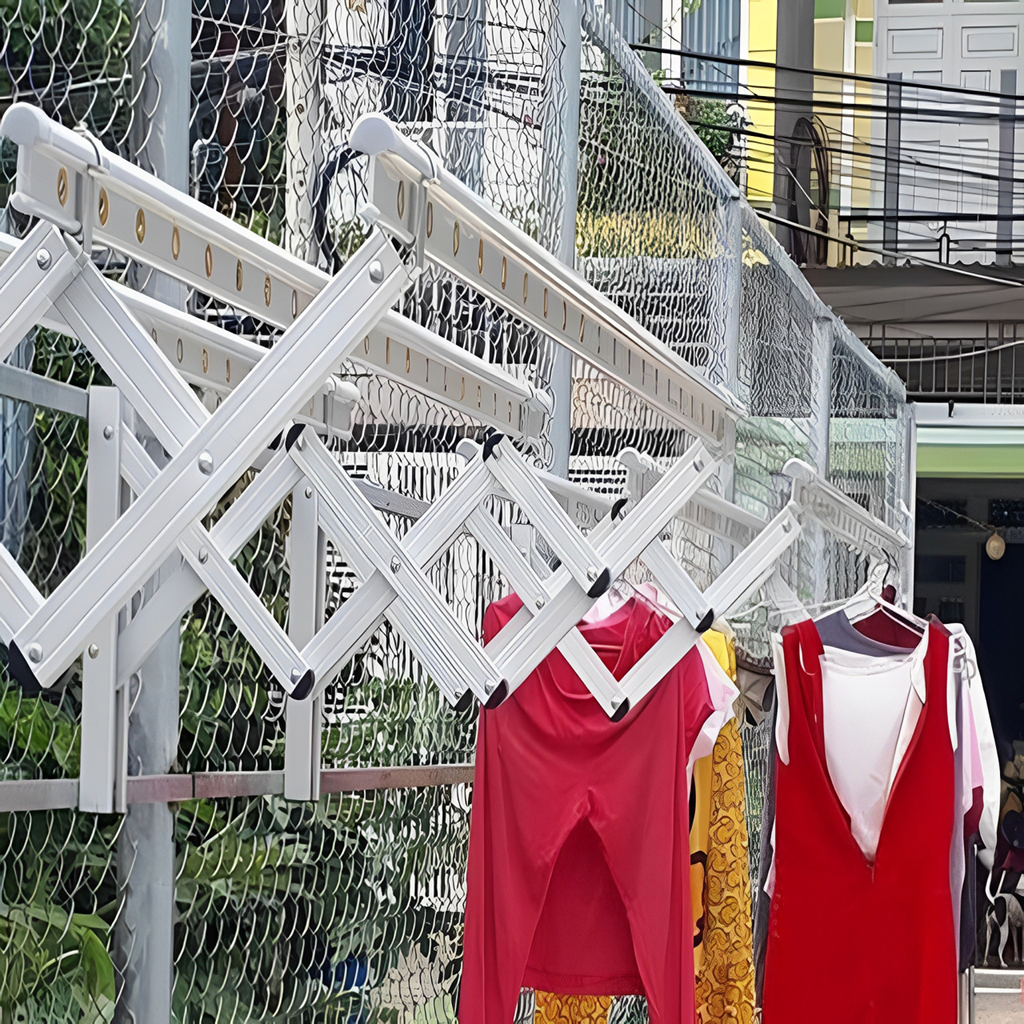 Giàn Phơi Xếp Ngang Tay Đơn HP 14