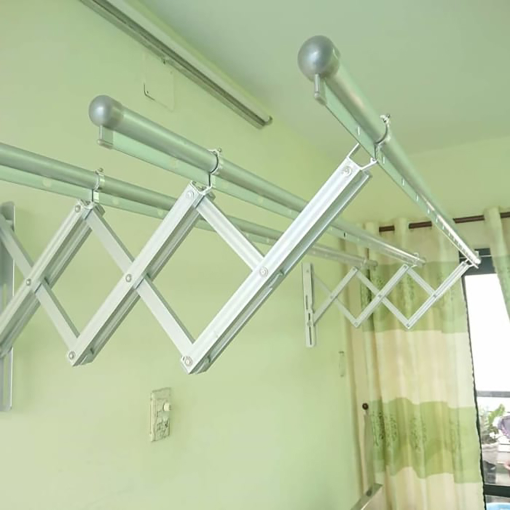 Giàn Phơi Xếp Ngang Nhôm HP